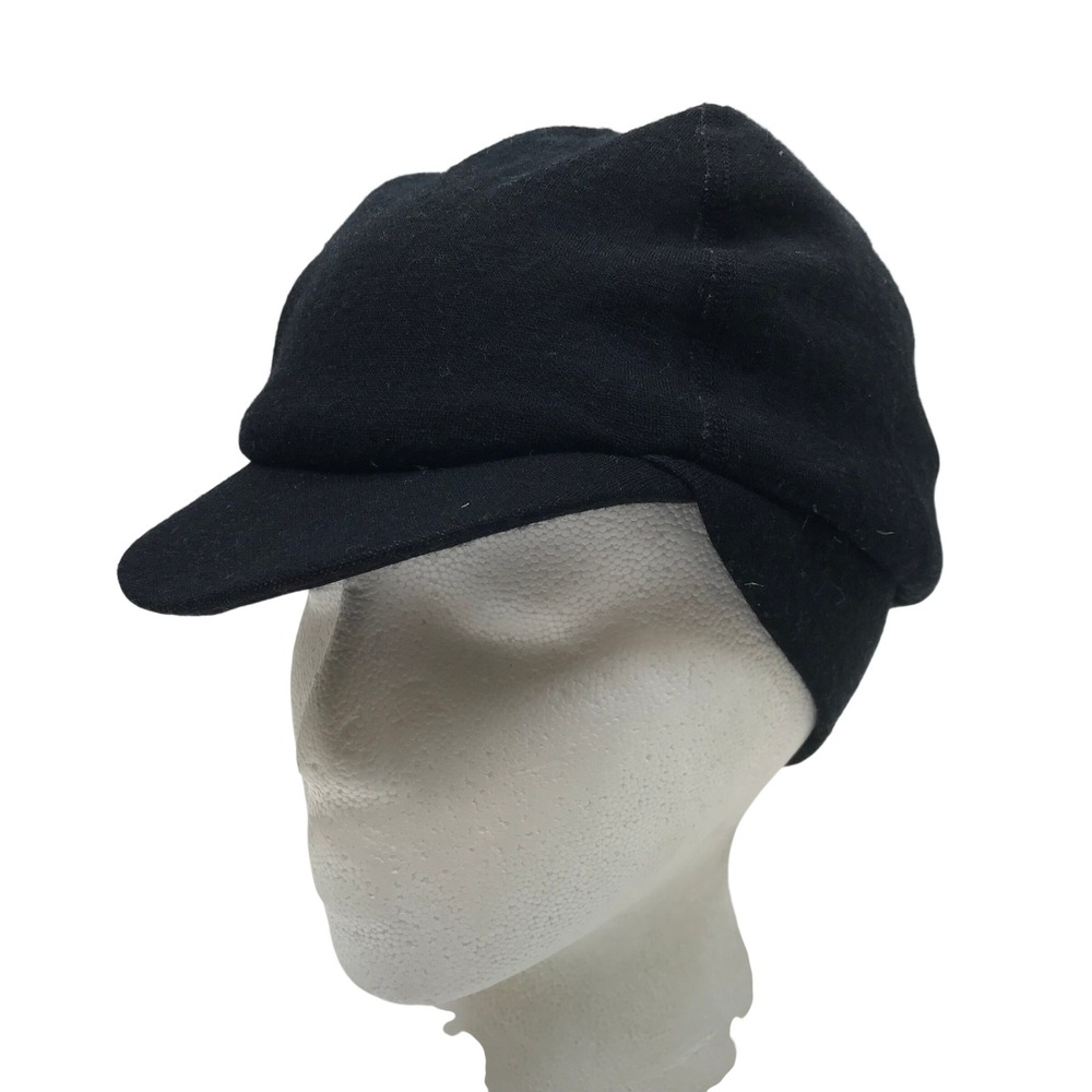 Giro Merino Winter Cap Black L/XL Cycling Earflap Beanie Wool Blend Hat
